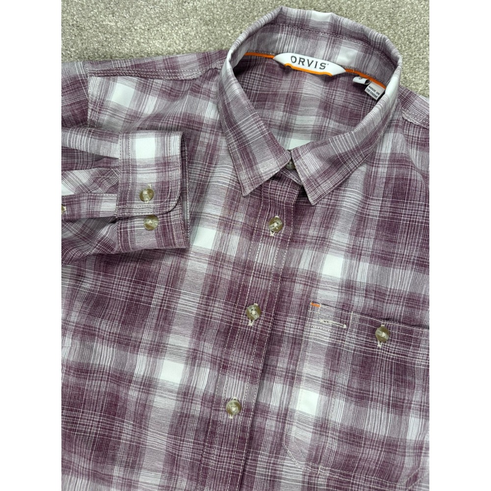 Orvis Womens Plaid Button Down Long Sleeve Shirt -‎ Small